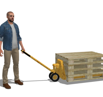 工作状态精细人物模型 (4)